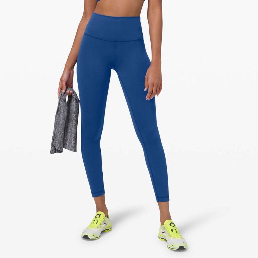 NWT | Lululemon | Wunder Train High-Rise Tight 25" — Regatta Blue | Size 6